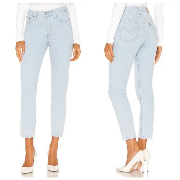 NWT Levi’s Wedgie Fit Ankle Jeans in Signal Lost - Picture 4 of 6